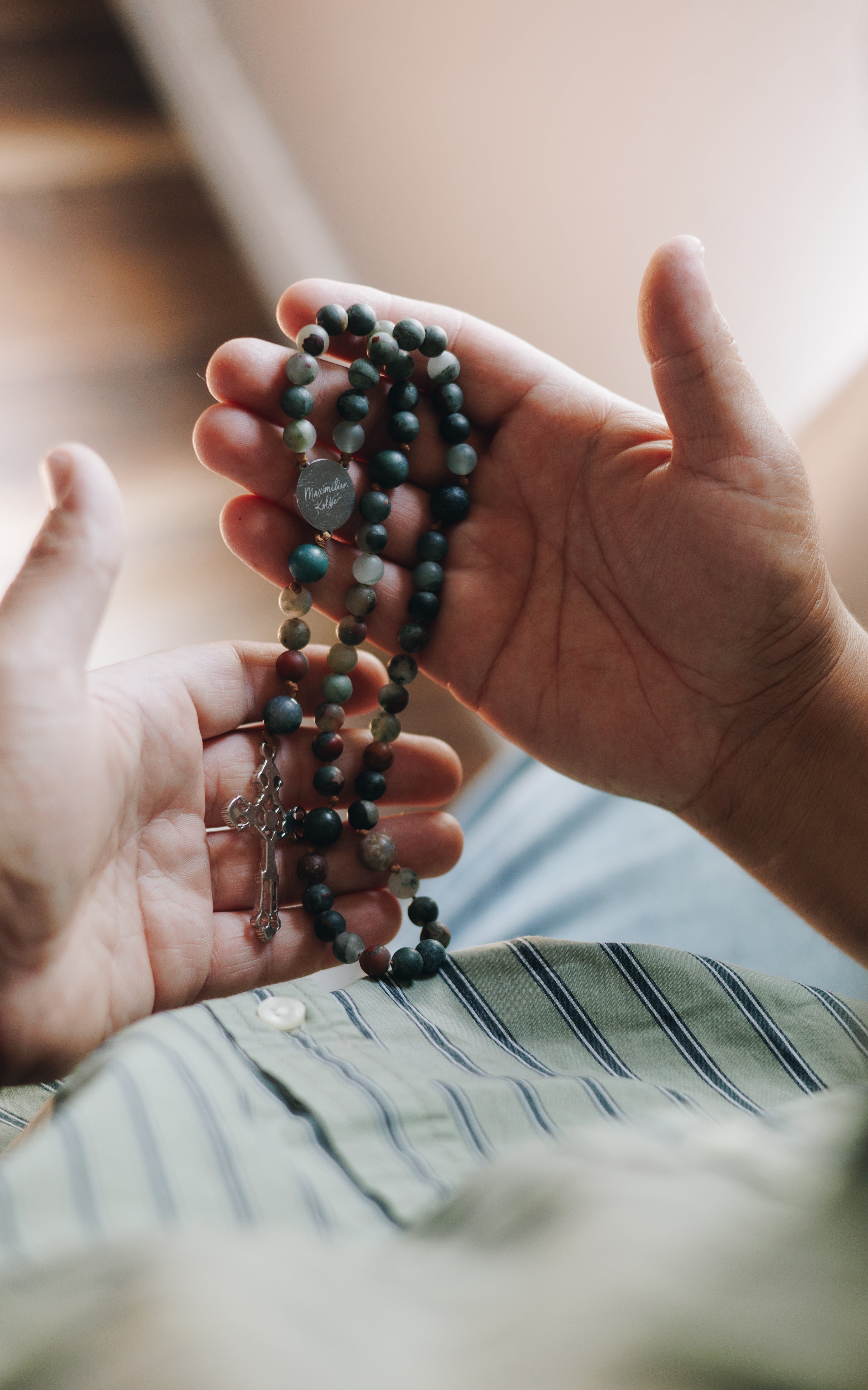 The Saint Maximilian Kolbe Rosary by Blessed Is She