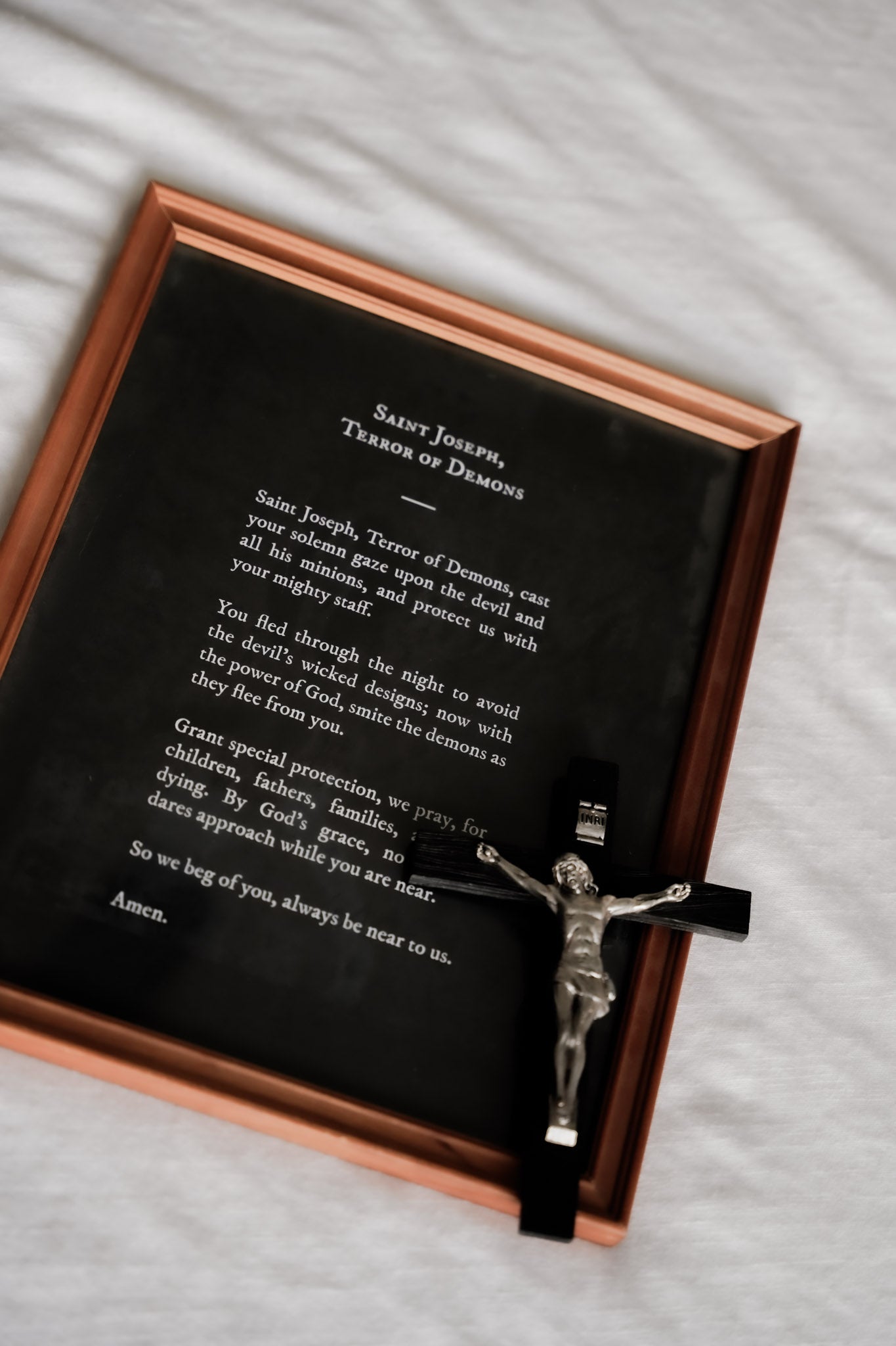 St. Joseph Terror of Demons Prayer Poster (2 Sizes)