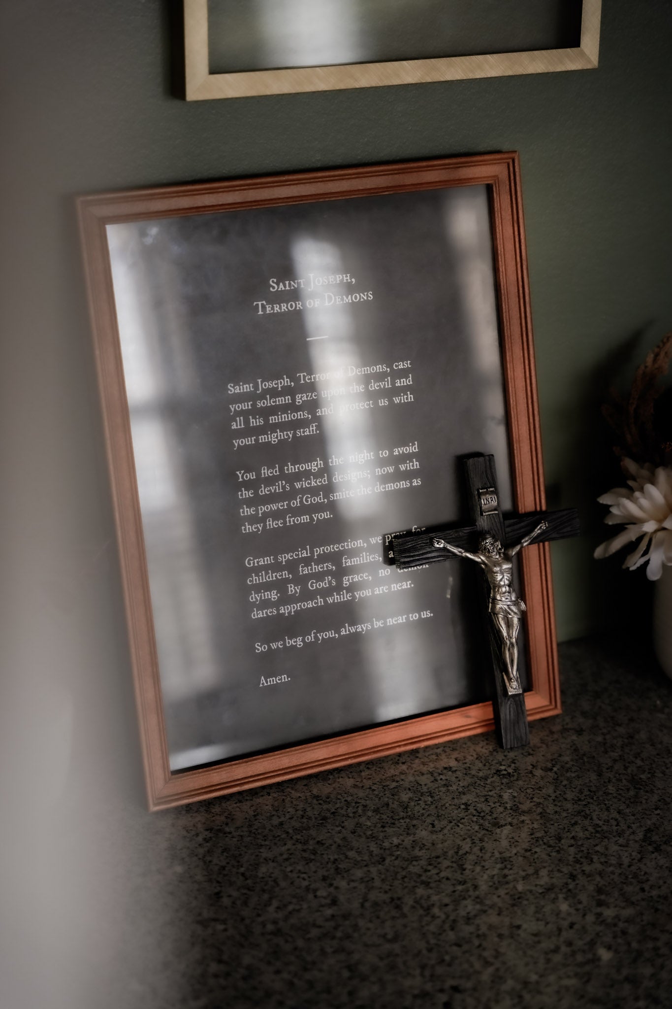 St. Joseph Terror of Demons Prayer Poster (2 Sizes)