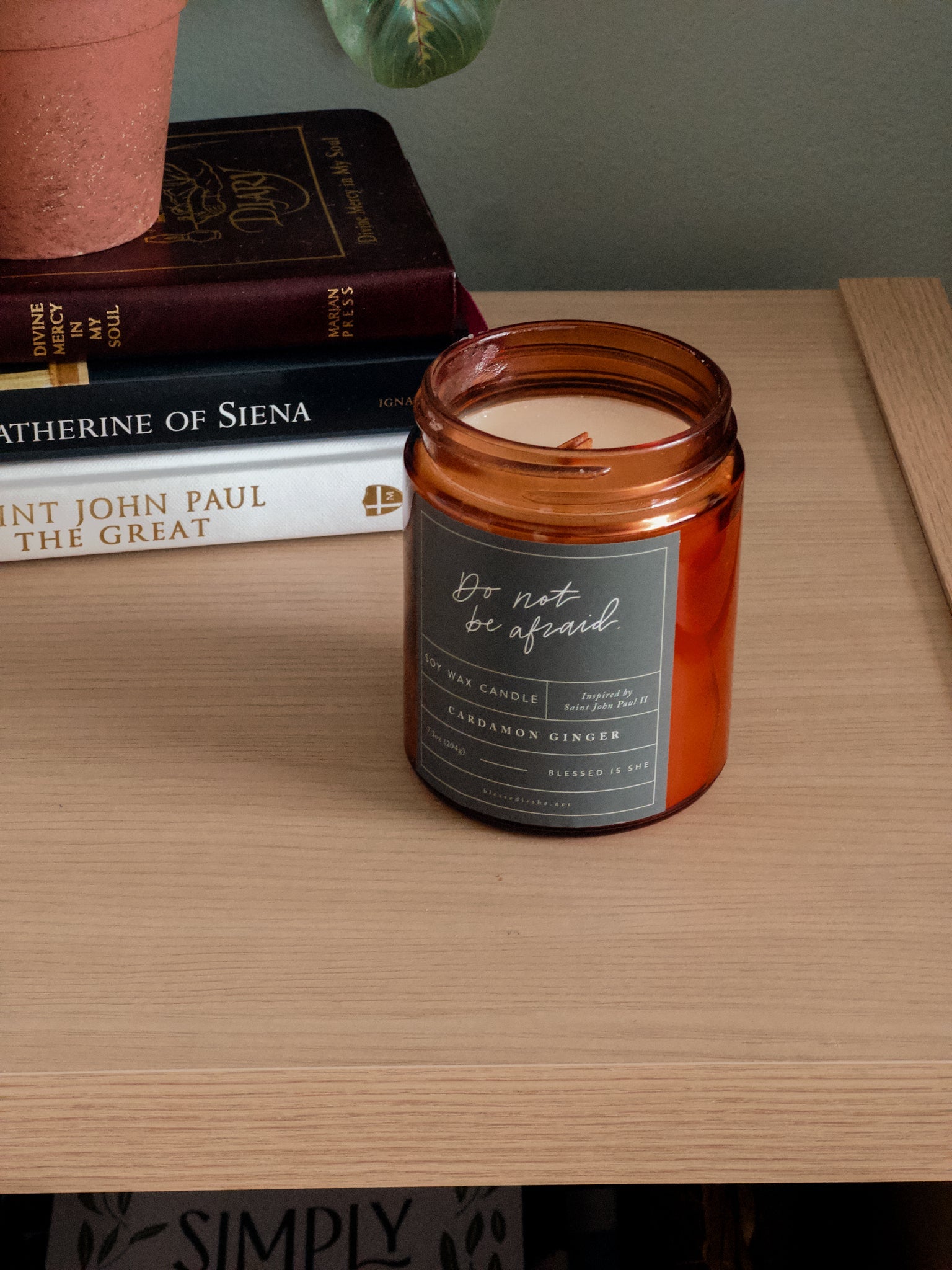 Do Not Be Afraid Inspired by St. John Paul II Soy Candle
