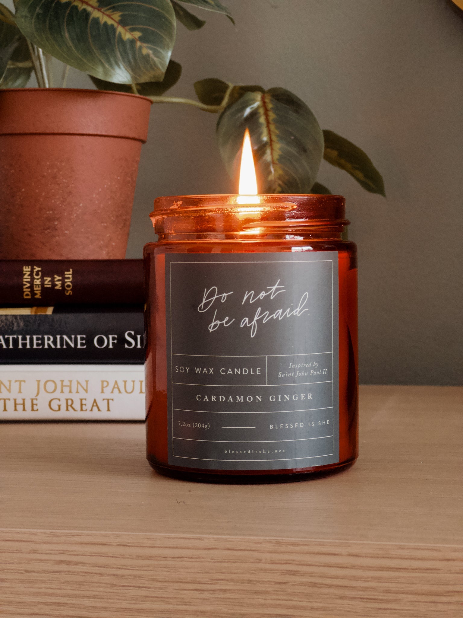 Do Not Be Afraid Inspired by St. John Paul II Soy Candle