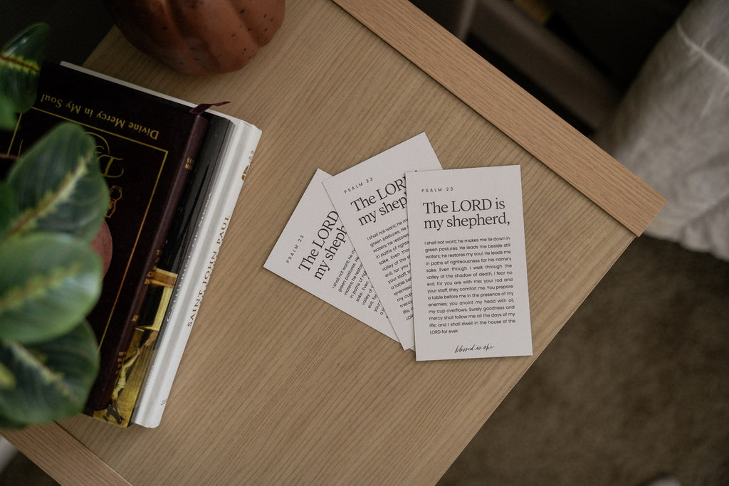 Psalm 23 Prayer Cards - 3 pack